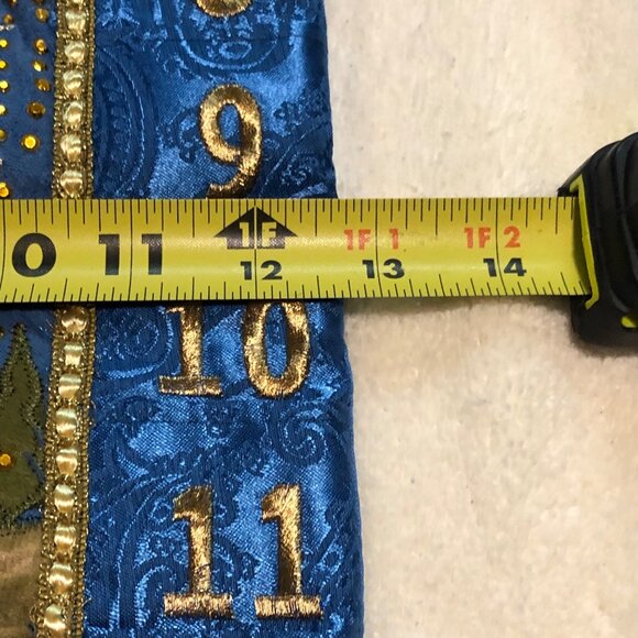 Perpetual Calendar And They Shall Call His Name Emmanuel Matthew 1 v.23 Blue Adv - Picture 3 of 3